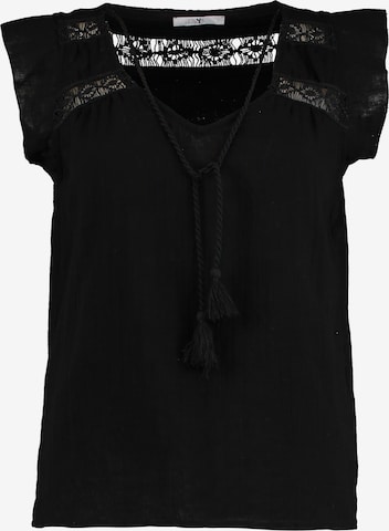 Camicia da donna 'La44na' di Hailys in nero: frontale
