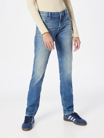 QS Slimfit Jeansy w kolorze niebieski: przód