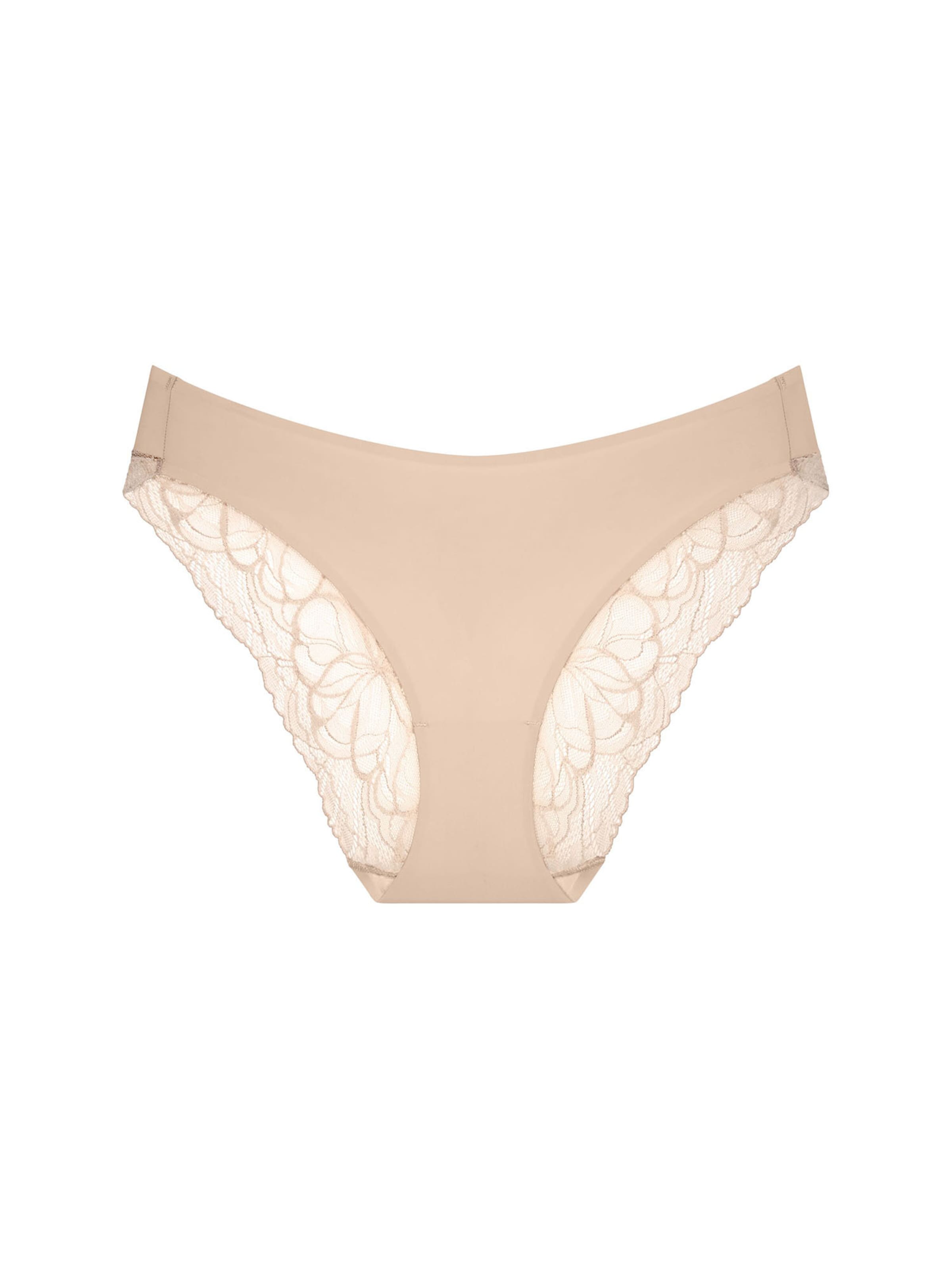 TRIUMPH Tai-Slip ' Red Label Body Make-Up Illusion Lace ' in Beige: Vorderseite