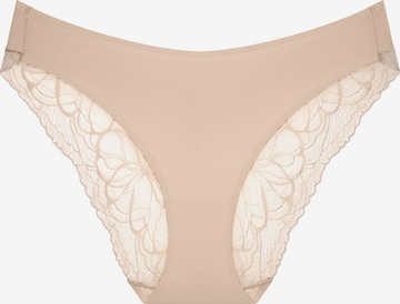 TRIUMPH Tai-Slip ' Red Label Body Make-Up Illusion Lace ' in Beige: Vorderseite