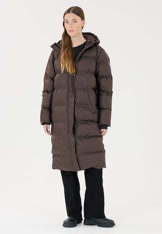 Weather Report Winter coat in Brown: front