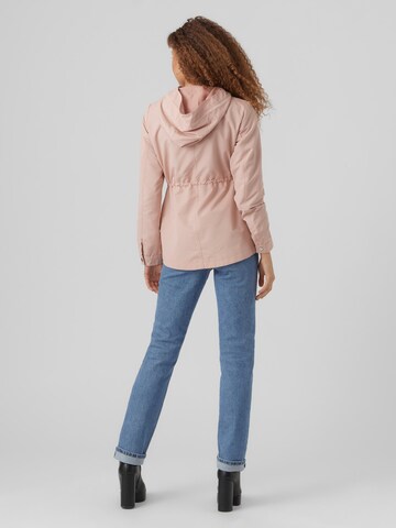 Parka mi-saison VERO MODA en rose