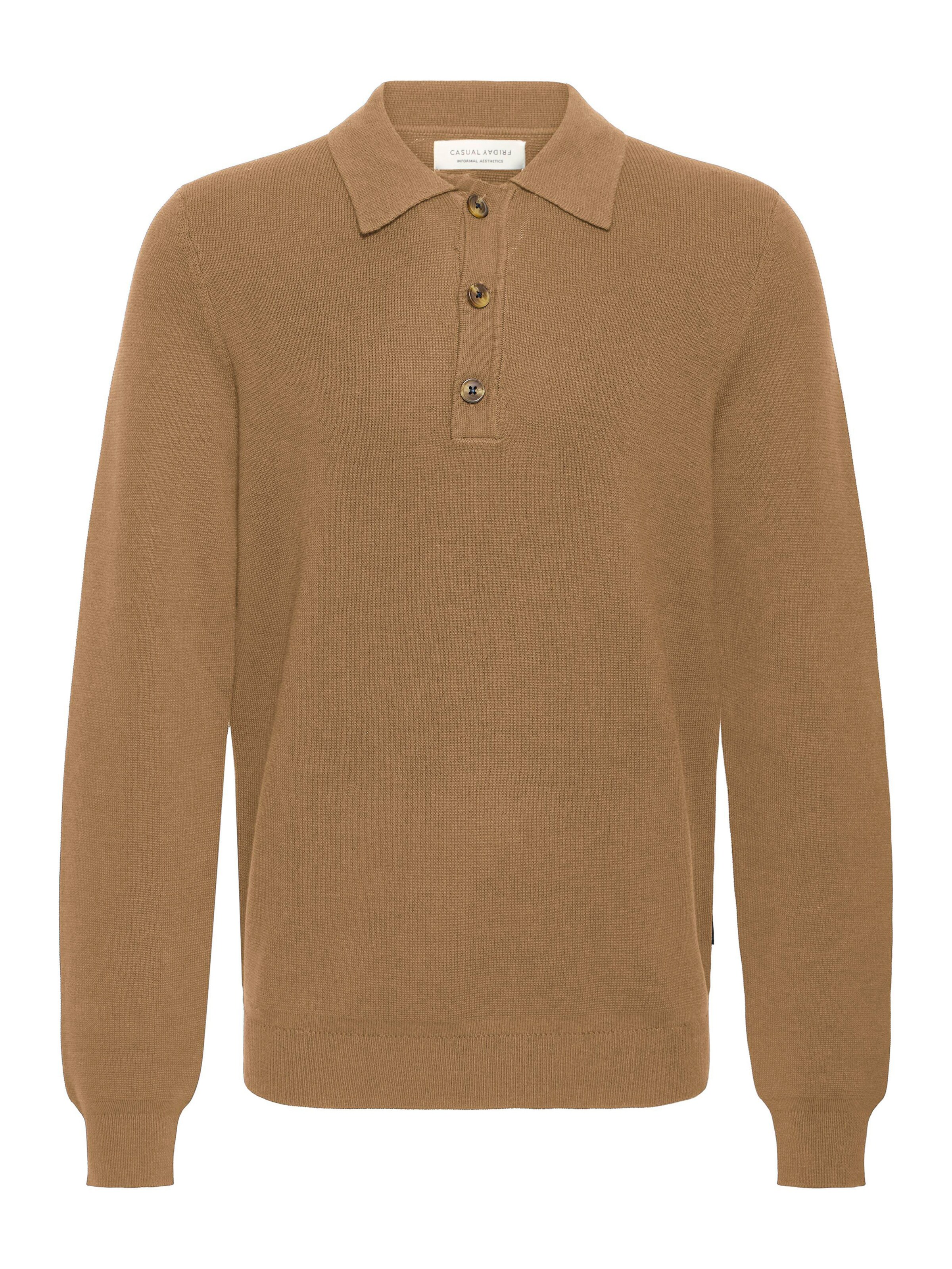 Casual Friday - Jersey 'CFAbel' en marrón: frente