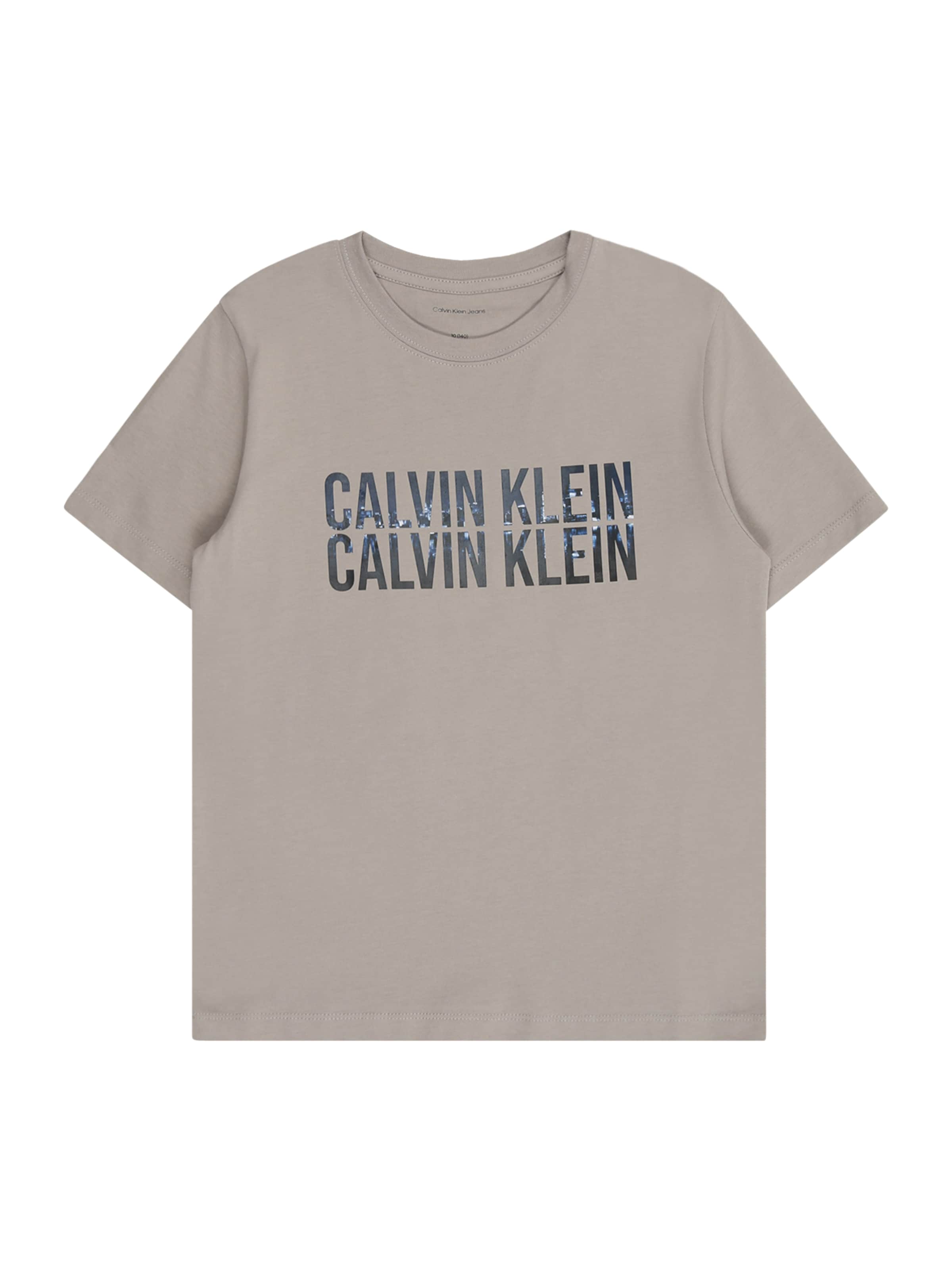 Calvin Klein Jeans Μπλουζάκι σε γκρι: μπροστά