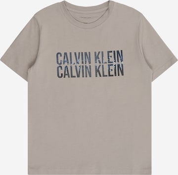 T-Shirt Calvin Klein Jeans en gris : devant
