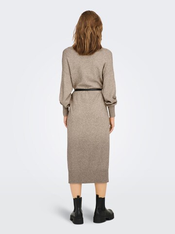 ONLY Knitted dress 'FIA' in Grey
