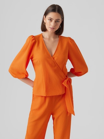 VERO MODA Blúz 'PEPPER' - narancs: elől