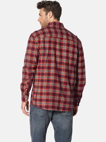 BABISTA Regular Fit Flanellhemd ' Floreverti ' in Rot