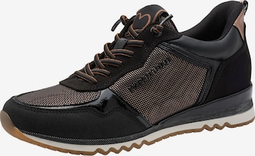 Baskets basses MARCO TOZZI en noir : devant