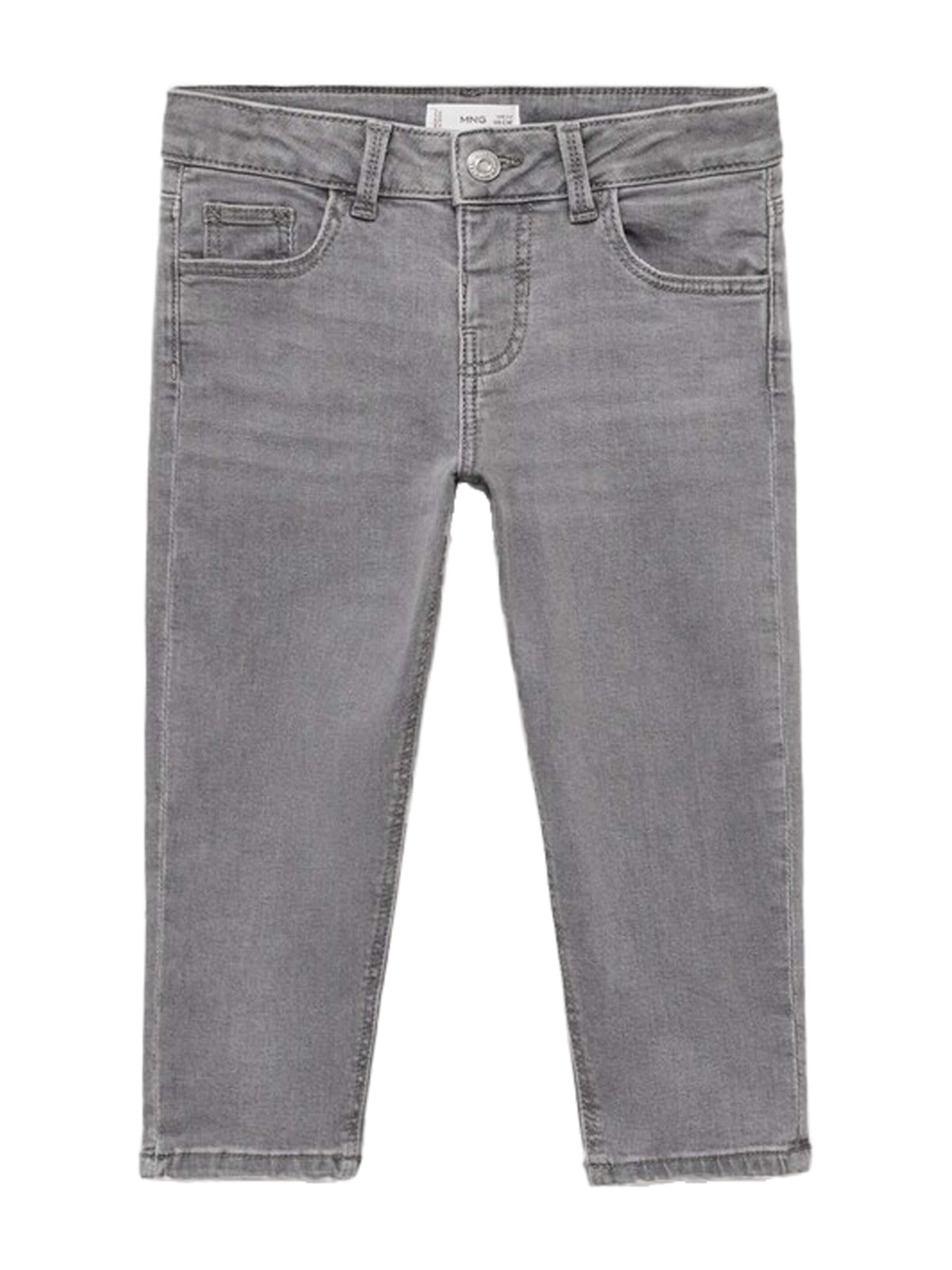 MANGO KIDS Slimfit Farkut 'DIEGO' värissä harmaa: etupuoli