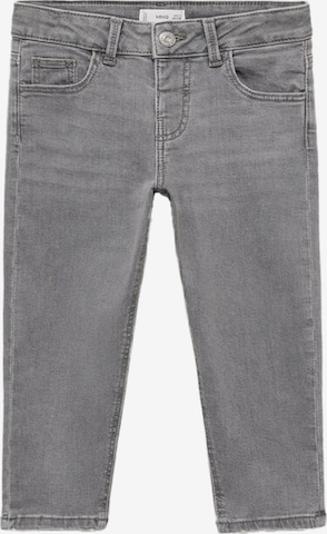 MANGO KIDS Slimfit Farkut 'DIEGO' värissä harmaa: etupuoli