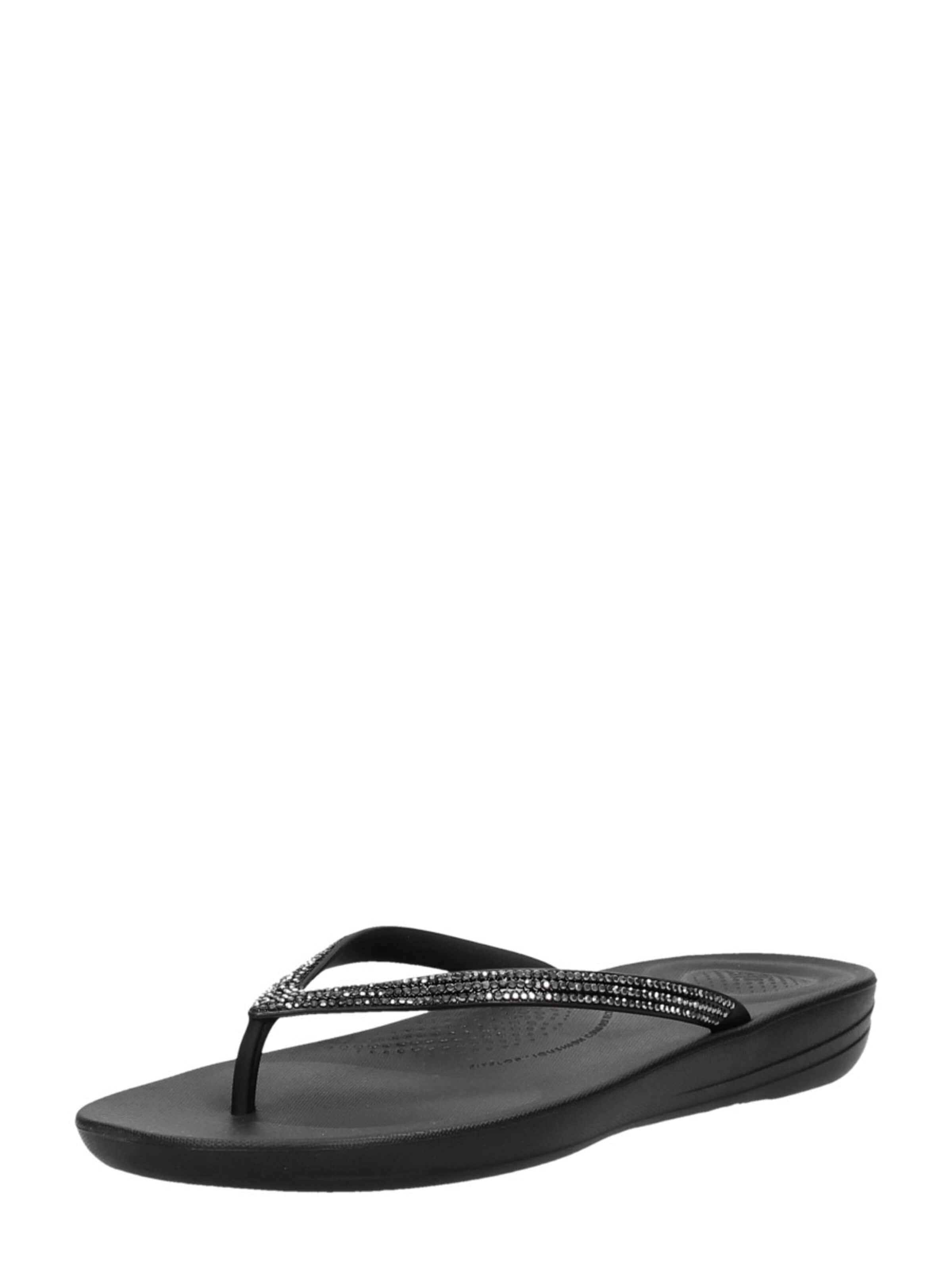 FitFlop Huisschoenen 'iQushion Sparkle' in Zwart