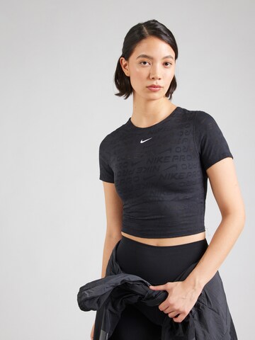 NIKE Λειτουργικό μπλουζάκι σε μαύρο: μπροστά