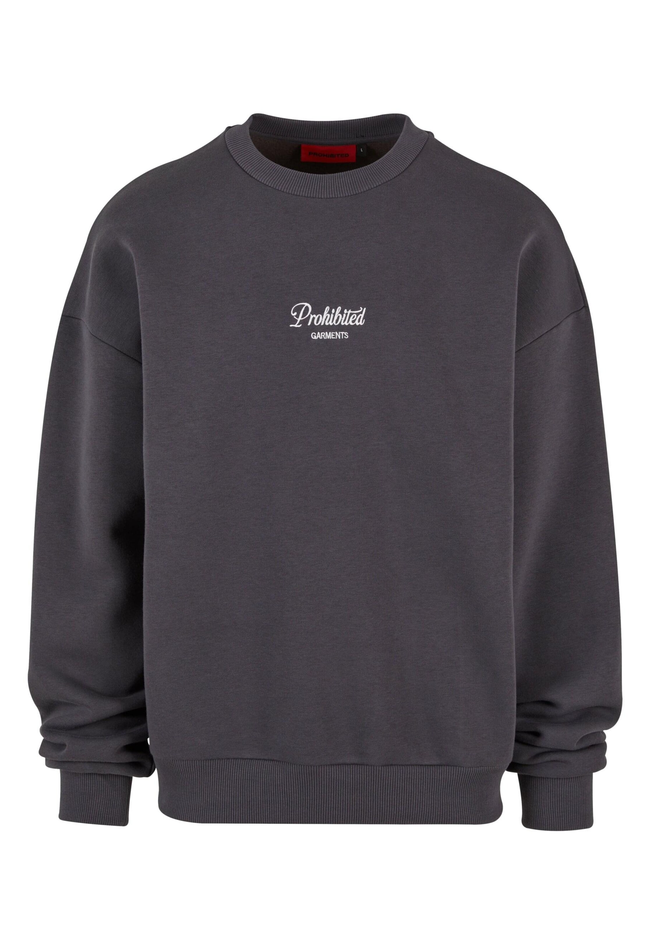 Prohibited Mikina – šedá: přední strana