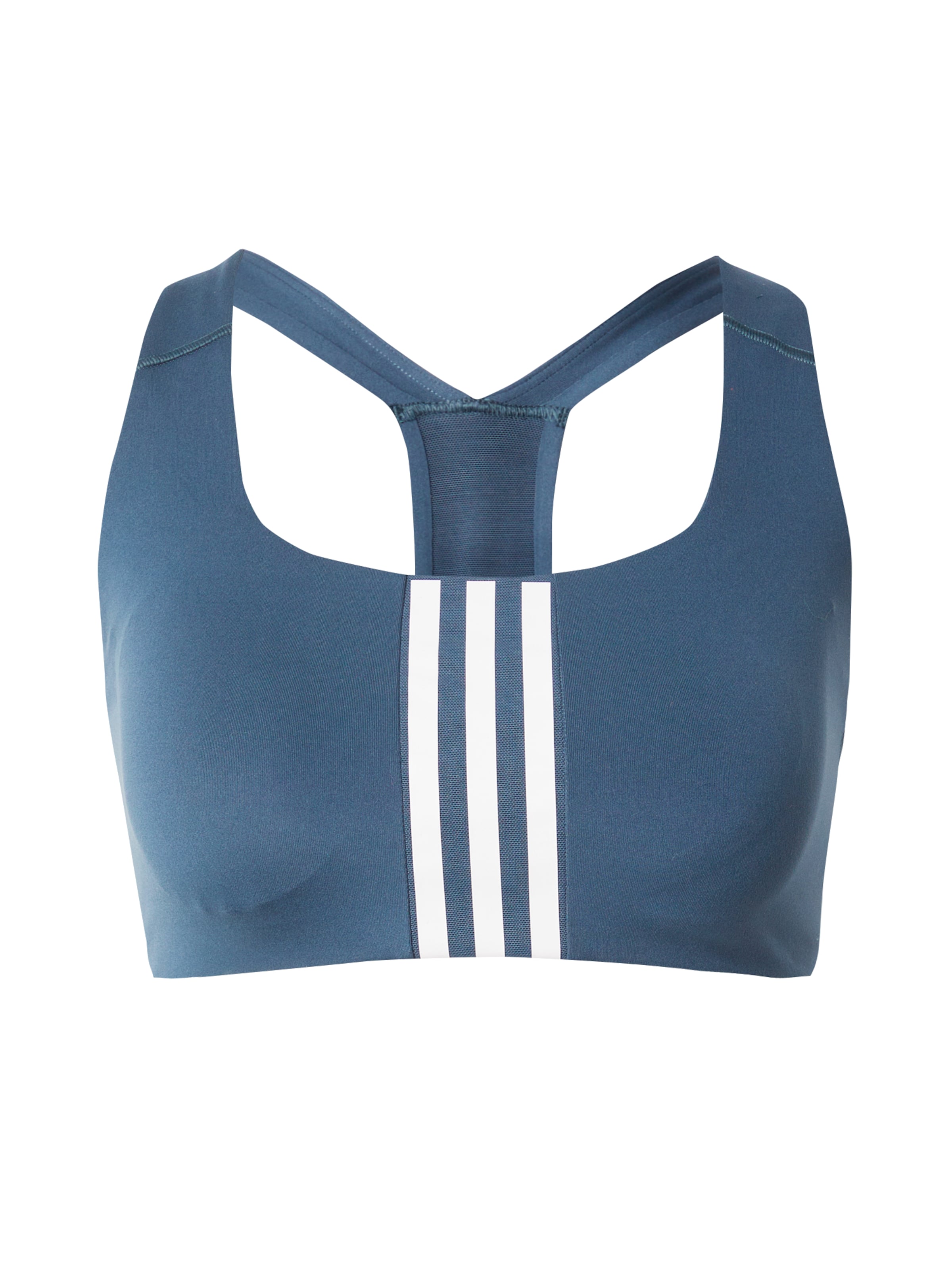 Bustier Soutien-gorge de sport 'Powerimpact' ADIDAS SPORTSWEAR en bleu : devant