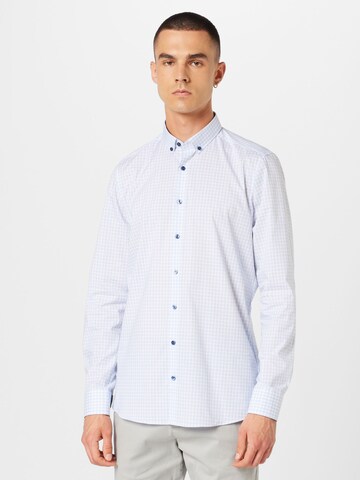 OLYMP Regular fit Button Up Shirt 'Level 5' in Blue: front