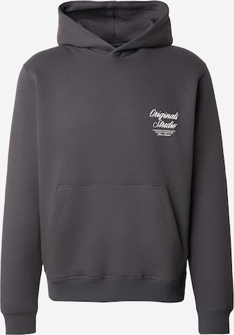 JACK & JONES Mikina 'JWHNORREBRO' – šedá: přední strana