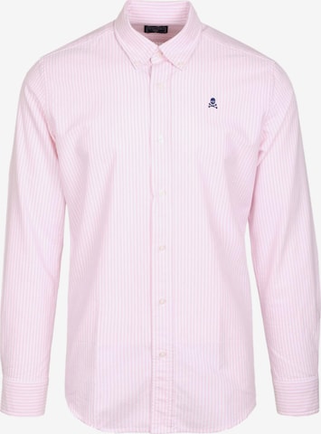 Scalpers - Regular Fit Camisa em rosa: frente