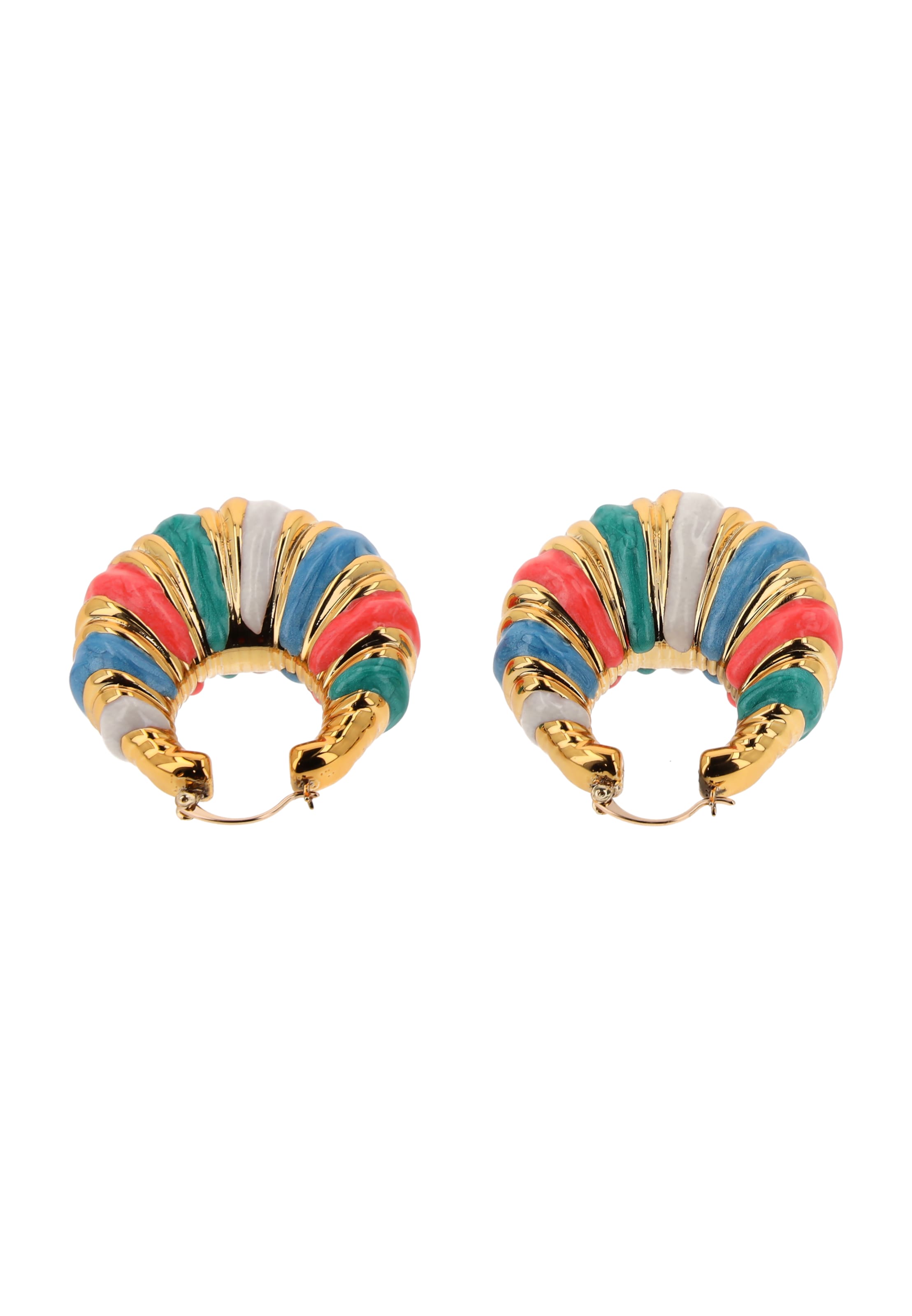Boucles d'oreilles IZIA en mélange de couleurs