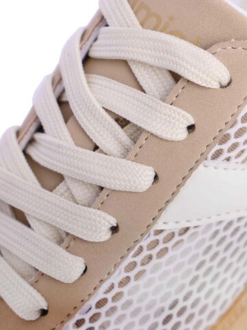 Amichi - Zapatillas deportivas bajas 'Zapatillas deportivas para mujer Nerea de malla y cierre de cordones' en plata