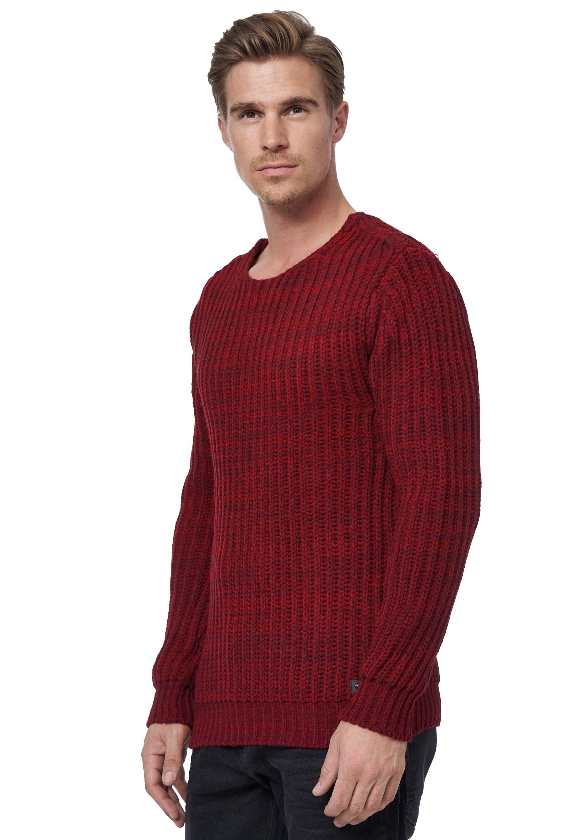Rusty Neal Pullover in Rot: Vorderseite