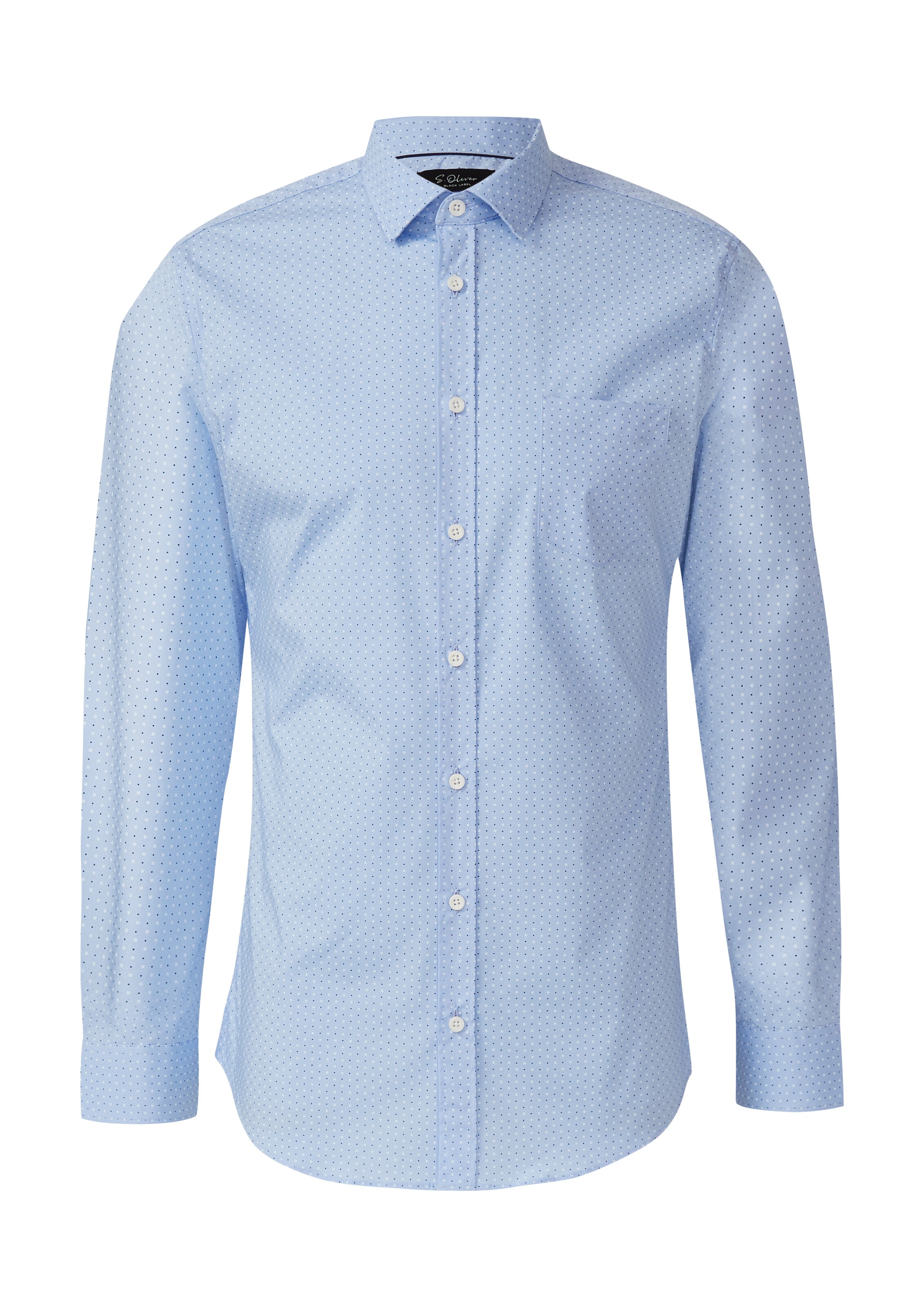 s.Oliver BLACK LABEL Chemise en bleu, Vue avec produit