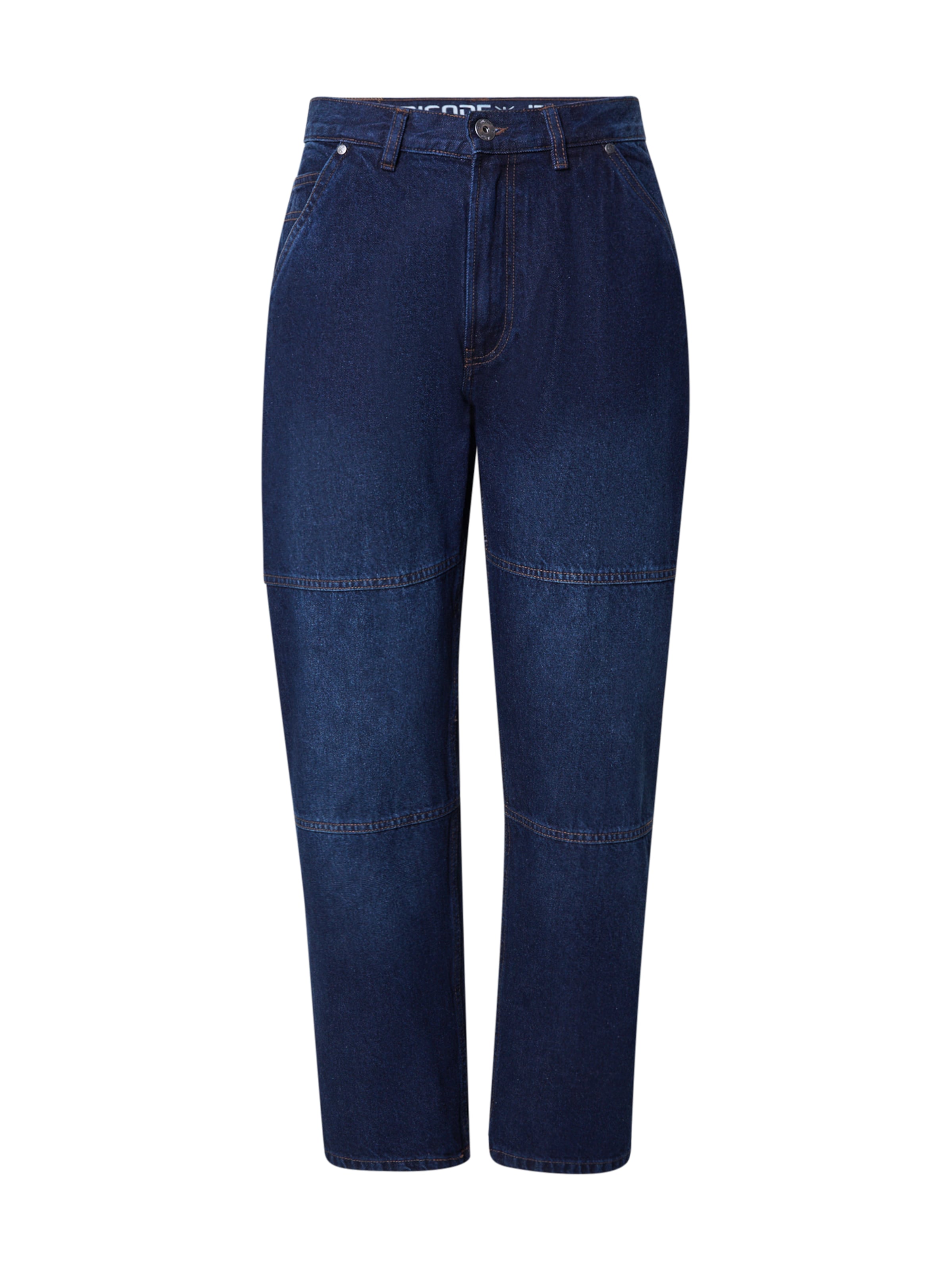 INDICODE JEANS Loosefit Džíny 'Zipp' – modrá: přední strana