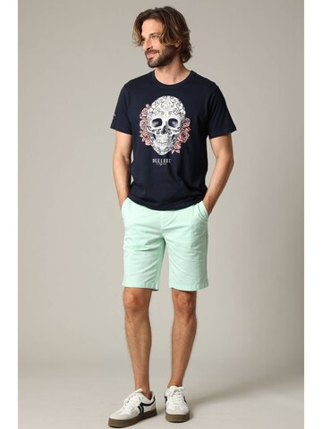 Coupe slim Pantalon ' Mathy ' Deeluxe en vert