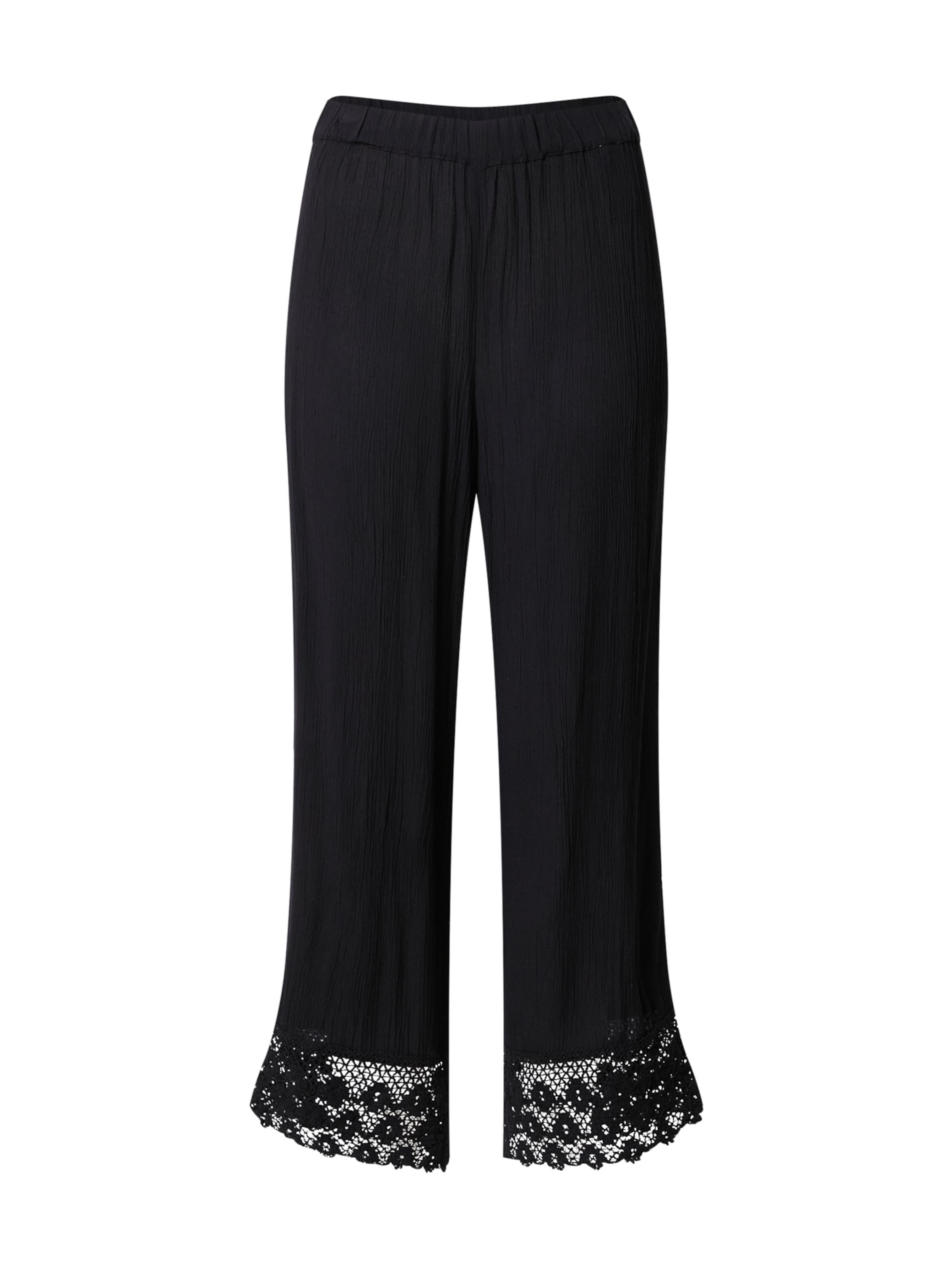ABOUT YOU Trousers 'Carlene' in Black: front