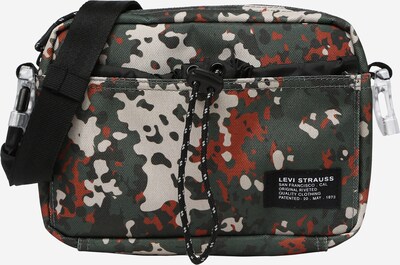 LEVI'S Torba preko ramena u tamno zelena / ciglasto crvena / bijela, Pregled proizvoda