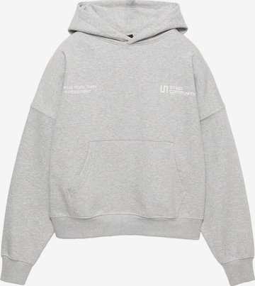 Bluză de molton 'STWD' de la Pull&Bear pe gri: față