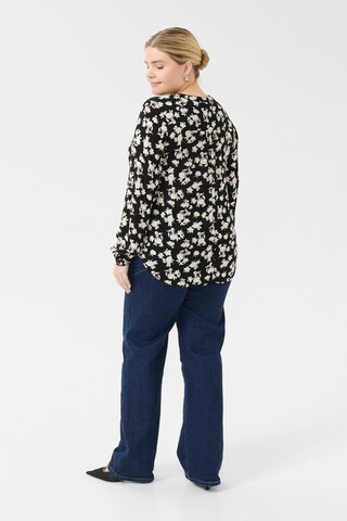 KAFFE CURVE Blouse 'KA Ami' in Black