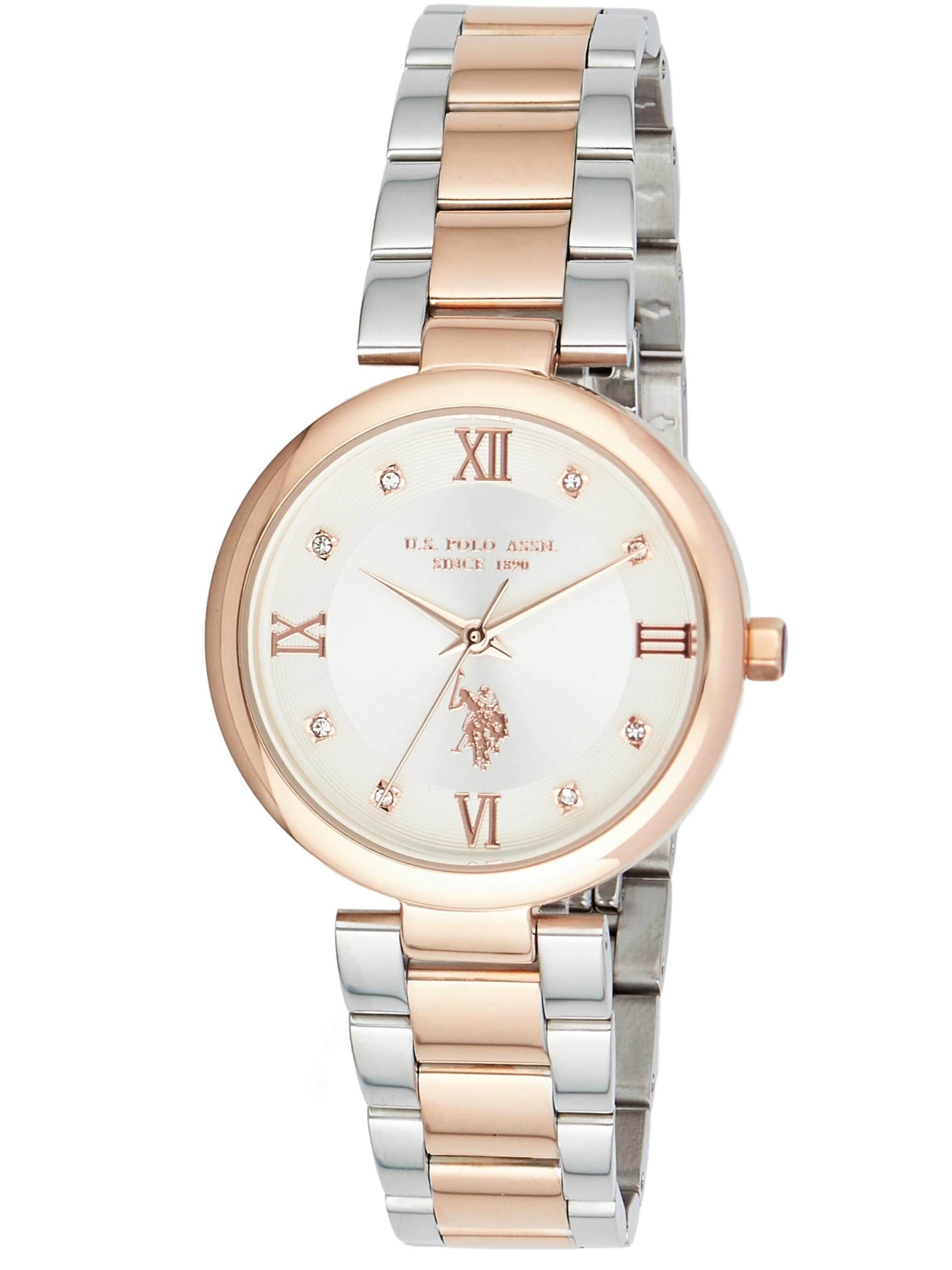 Montre à affichage analogique 'Fanny' U.S. POLO ASSN. en or : devant