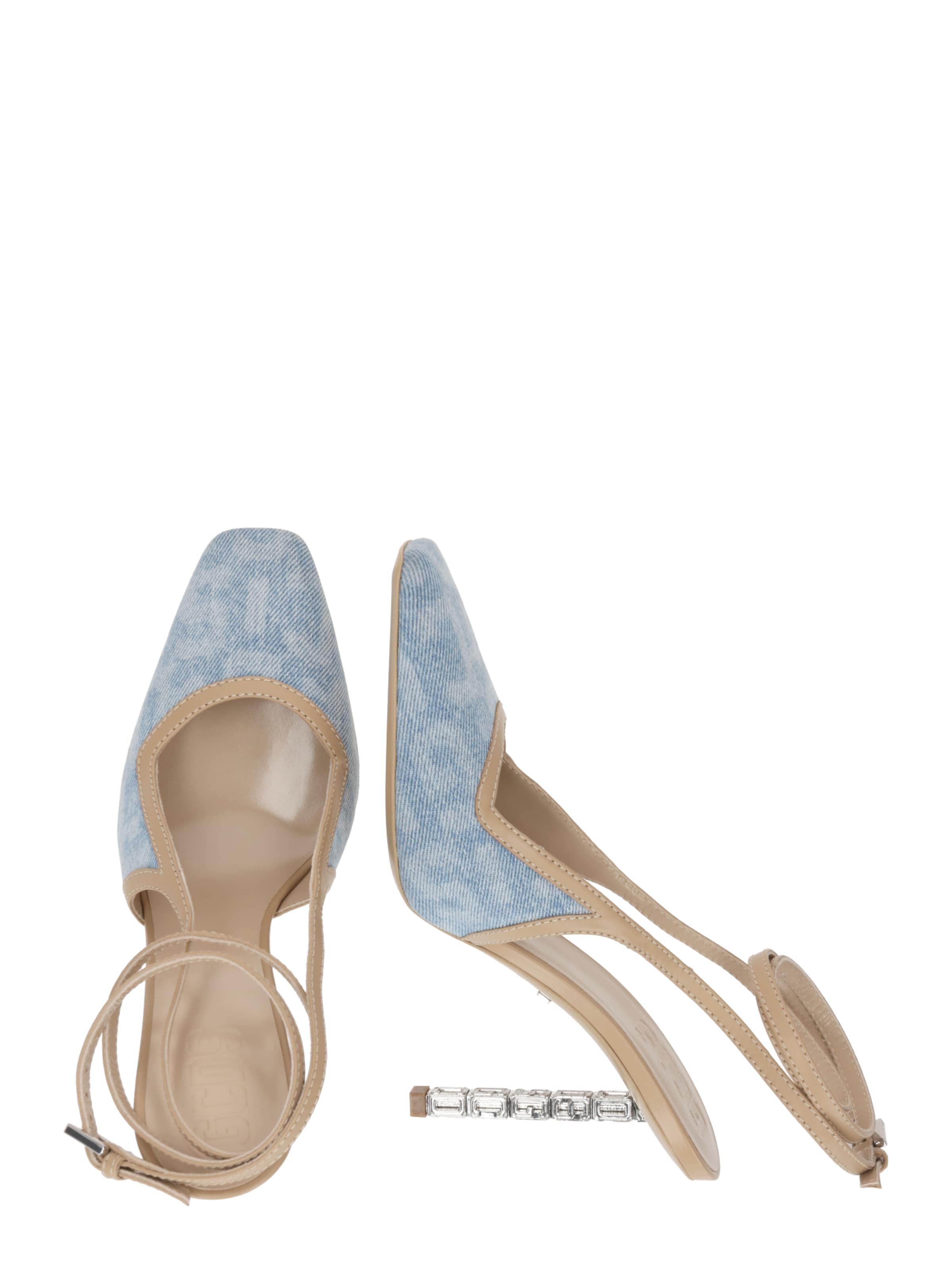 Escarpins à bride arrière GCDS en bleu