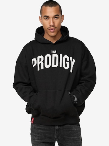 trueprodigy Sweatshirt 'Tobi' in Black: front