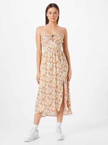 HOLLISTER Summer Dress in White: front