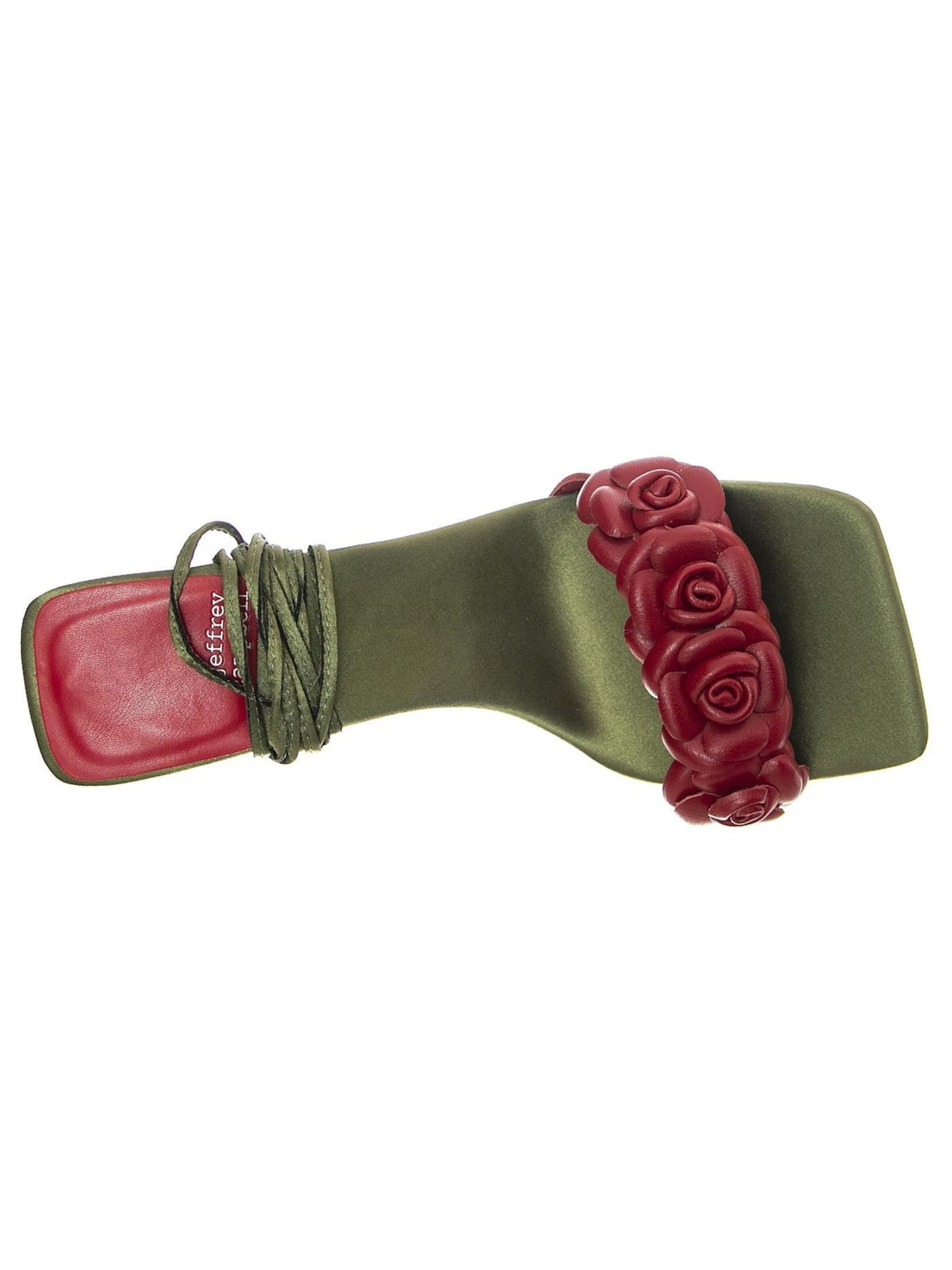 Jeffrey Campbell Sandaal 'W' Rozi Red Kid Leather Sandals' in Gemengde kleuren