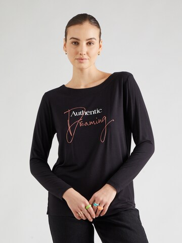 s.Oliver - Camiseta en negro: frente