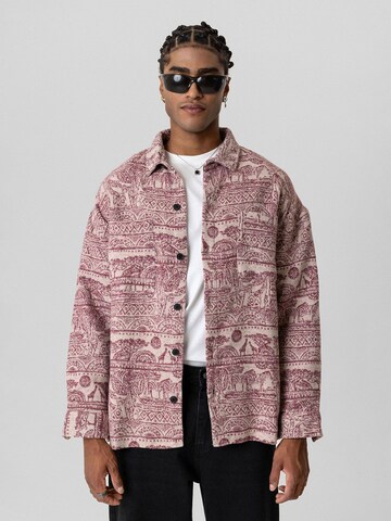 Dandalo Regular fit Tussenjas 'Wesley' in Rood: voorkant