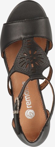 REMONTE Strap Sandals in Black