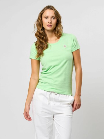 U.S. POLO ASSN. Shirts 'Amy' i grøn: forside