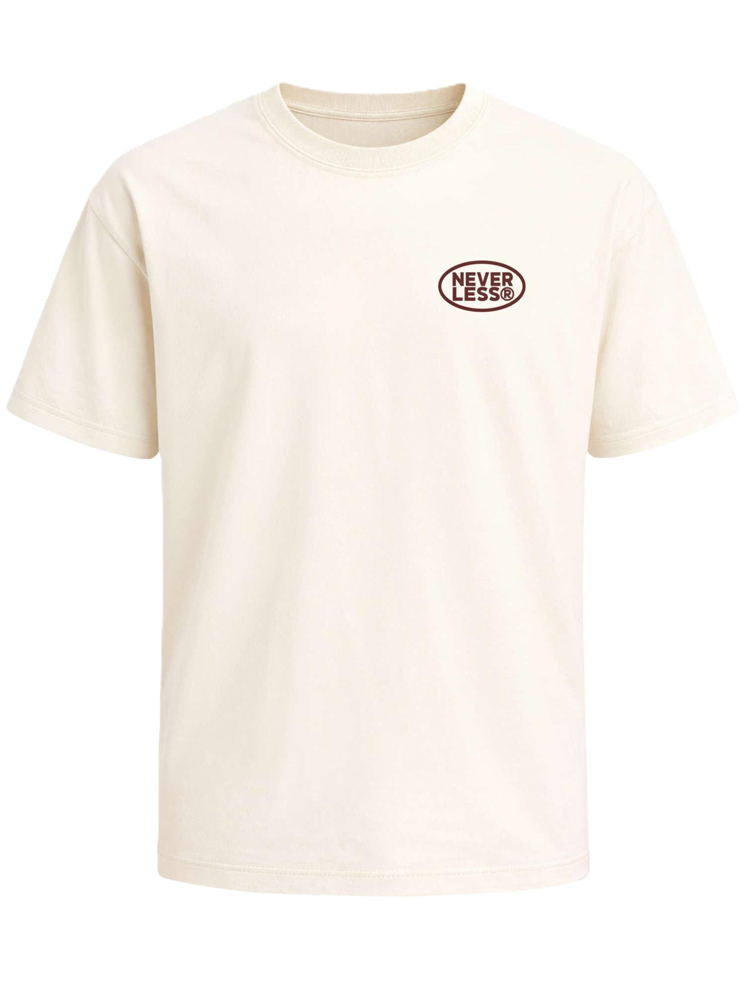Neverless Shirt 'No Bad Days' in Beige: front
