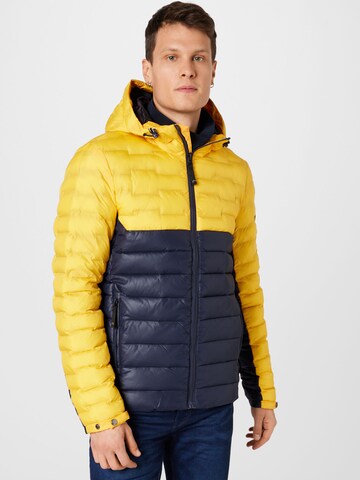 Superdry Winter Jacket 'Radar' in Yellow: front