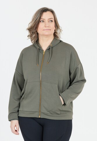 Q by Endurance Kapuzenjacke in Grau: Vorderseite