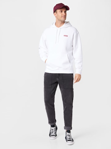 LEVI'S ® - Sweatshirt 'Relaxed Baby Tab Hoodie' em branco