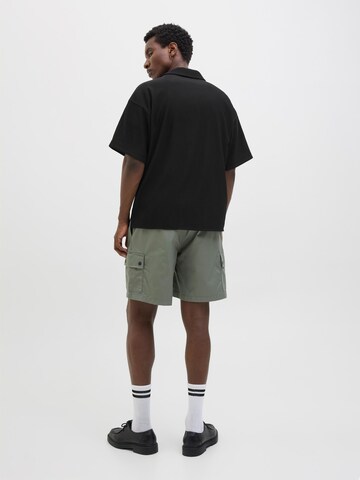 JACK & JONES Comfort fit Button Up Shirt in Black
