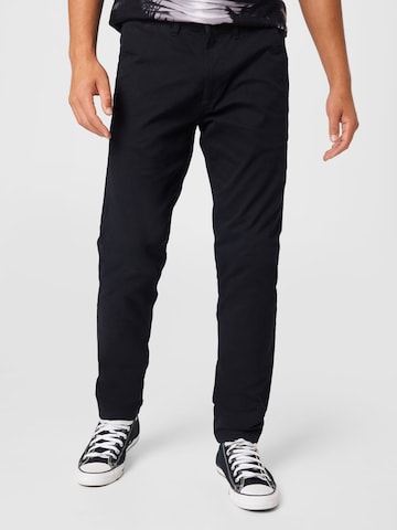 ESPRIT Slimfit Chino in Zwart: voorkant