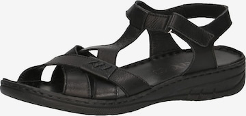 Sandales CAPRICE en noir : devant