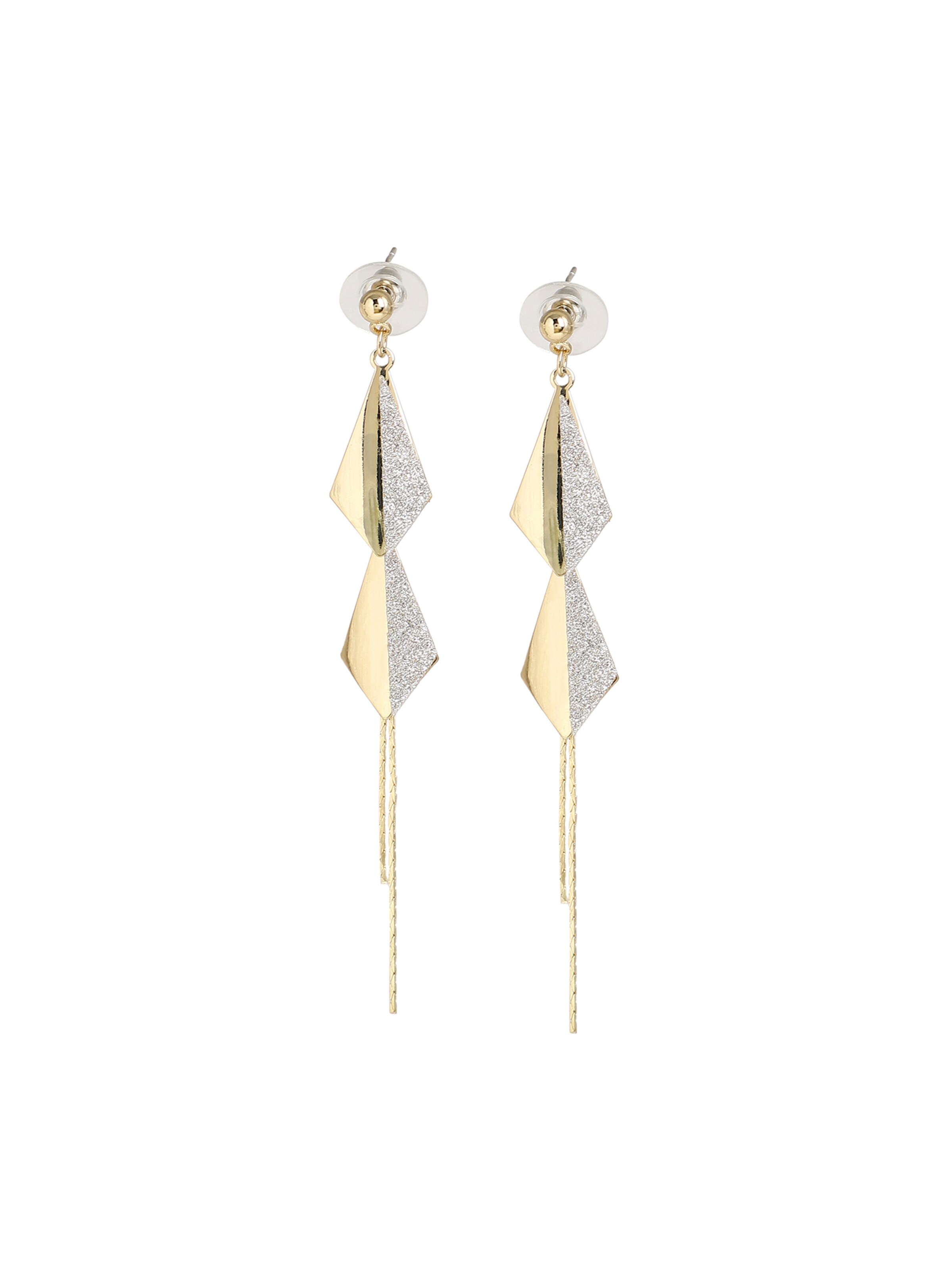 SOHI Uhani 'Cassandra' | srebrna barva: sprednja stran