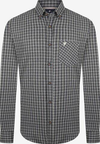 DENIM CULTURE - Ajuste regular Camisa 'Zeno' en beige: frente